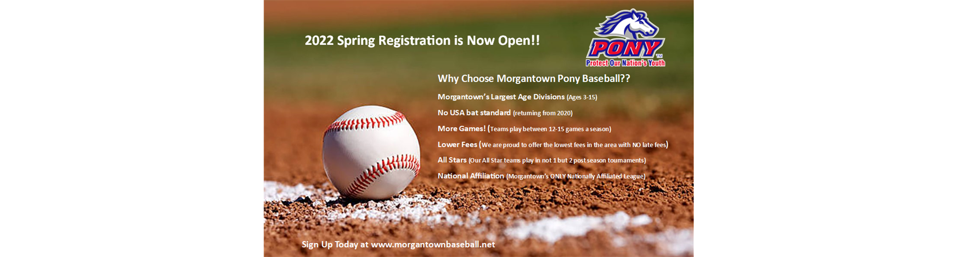 2022 Spring Registration is Now Open 